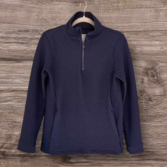 Dudley Stephens Pocomo Pullover Waffle Navy Blue XS - Picture 7 of 9